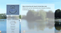 Desktop Screenshot of freibad-grossenbaum.de